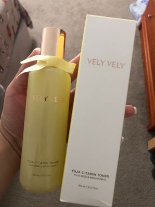 VELY VELY Yuja C-Tamin Toner — 5점을 준 리뷰어가 2021년 4월 올린 사용 사진