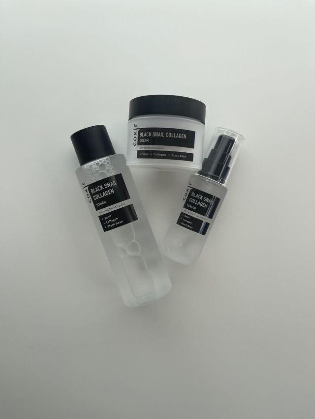 Black Snail Collagen Trio Set [Toner, Serum and Cream] 리뷰 사진