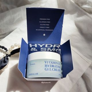 스킨앤랩 비타민B 하이드레이팅 젤 크림 — 3.5점을 준 리뷰어가 2022년 12월 올린 사용 사진