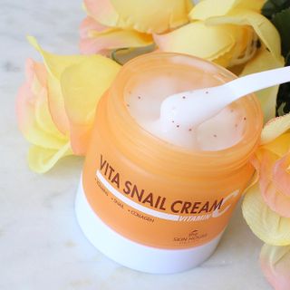 [THE SKIN HOUSE] Vita Snail Cream — 5점을 준 리뷰어가 2022년 4월 올린 사용 사진