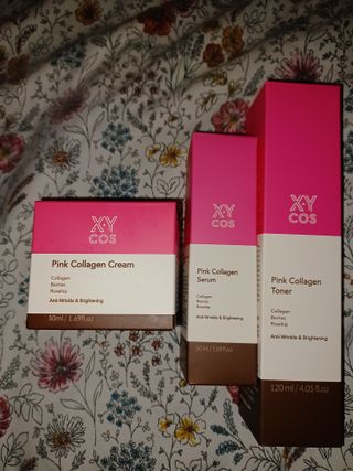 Pink Collagen Line [Toner, Serum, Cream] — 5점을 준 리뷰어가 2021년 10월 올린 사용 사진
