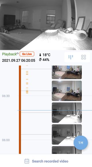 온습도 모니터와 스마트 리모컨이 탑재된 EGLOO cam S4 1080P Wi-Fi 스마트 카메라 — 5점을 준 리뷰어가 2021년 9월 올린 사용 사진