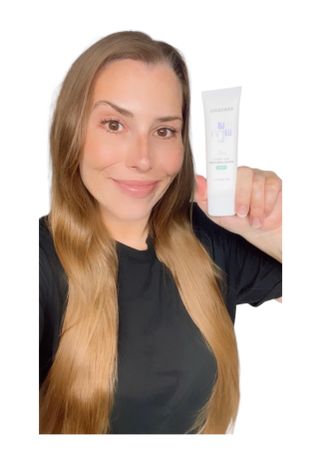바노바기 코스메틱 바노바기 밀크씨슬 리페어 시카 선스크린 플러스 50ml — 5점을 준 리뷰어가 2023년 10월 올린 사용 사진