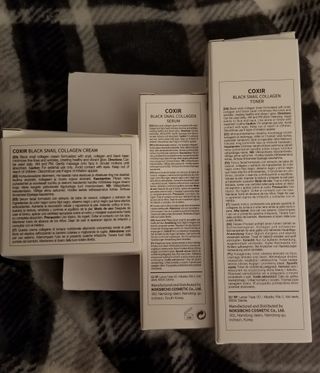 Black Snail Collagen Trio Set [Toner, Serum and Cream] — 4점을 준 리뷰어가 2021년 9월 올린 사용 사진