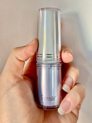 산심 명연수 멀티 스틱 밤 0.38oz 수분 스틱 집중 주름 케어 — 4점을 준 리뷰어가 2023년 4월 올린 사용 사진