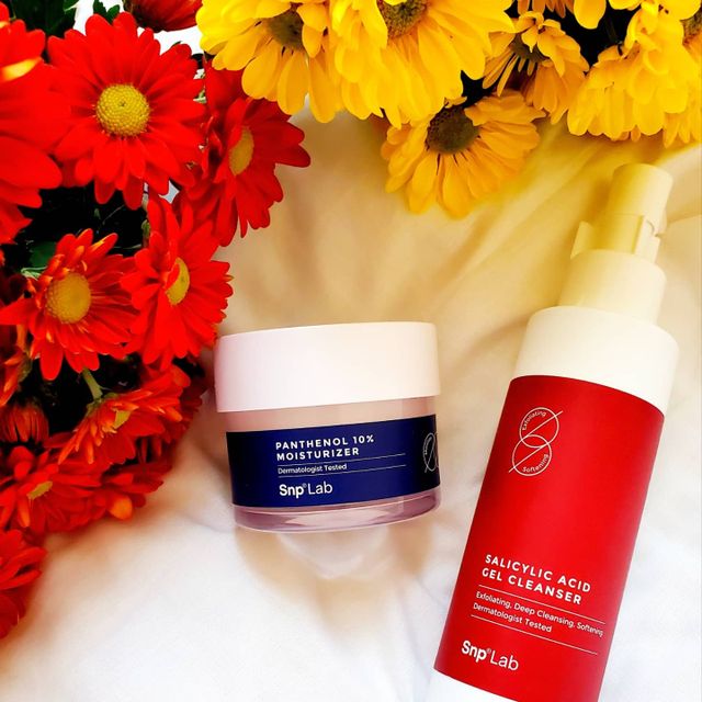 SNP LAB 살리실산 클렌저 150ml + 판테놀 10 모이스처라이저 50ml 리뷰 사진