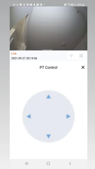 온습도 모니터와 스마트 리모컨이 탑재된 EGLOO cam S4 1080P Wi-Fi 스마트 카메라 — 4.5점을 준 리뷰어가 2021년 9월 올린 사용 사진