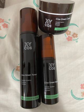 Cica Green Line [Toner, Serum, Cream] — 4.5점을 준 리뷰어가 2021년 9월 올린 사용 사진