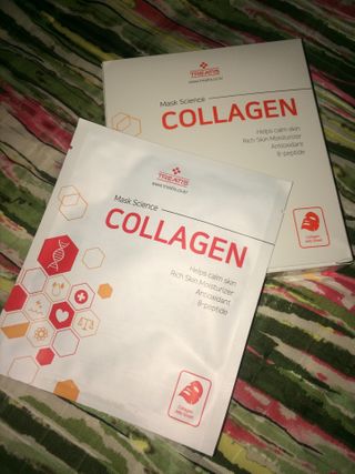 트리티스 [Treatis] Facial Sheet Mask — 5점을 준 리뷰어가 2021년 2월 올린 사용 사진