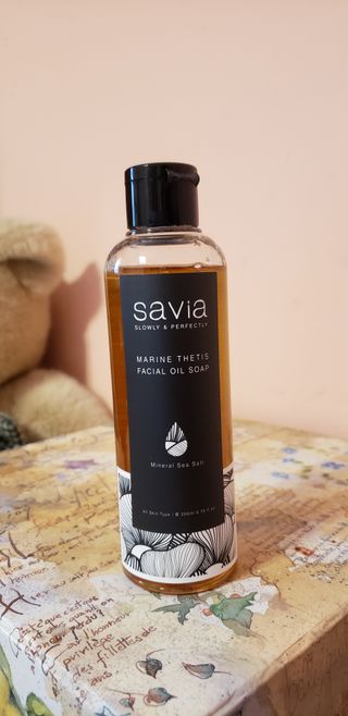 오바코 SAVIA MARINE THETIS FACIAL OIL SOAP — 4점을 준 리뷰어가 2022년 1월 올린 사용 사진