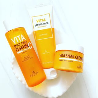 Vita Snail Trio Set [First Essence, Cream, Gel Cleanser] — 4점을 준 리뷰어가 2021년 9월 올린 사용 사진