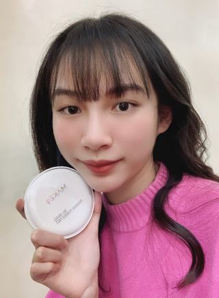 메이크나인 메이크9 프리미엄 파우더 팩트 — 5점을 준 리뷰어가 2023년 2월 올린 사용 사진