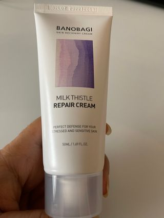 바노바기 코스메틱 바노바기 밀크 씨슬 리페어 크림 50ml — 5점을 준 리뷰어가 2023년 3월 올린 사용 사진