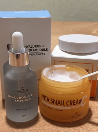 Vita Snail Cream + Hyaluronic 6000 ampoule — 4점을 준 리뷰어가 2021년 8월 올린 사용 사진