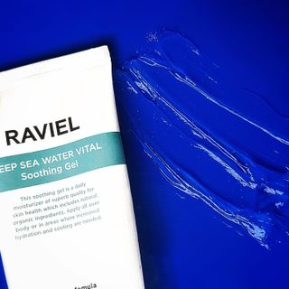 라비엘 RAVIEL 딥 씨 워터 퓨어 바이탈 수딩 젤 5.1 fl oz (150ml) 페이스 &amp; 바디, 쿨링 효과 — 5점을 준 리뷰어가 2022년 10월 올린 사용 사진