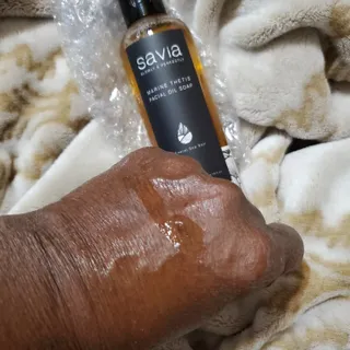 오바코 SAVIA MARINE THETIS FACIAL OIL SOAP — 5점을 준 리뷰어가 2022년 1월 올린 사용 사진