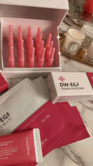 이지듀 이지 듀 DW-EGF 크림 다이브 솜 / 거즈 멀티 패치 — 5점을 준 리뷰어가 2021년 2월 올린 사용 사진