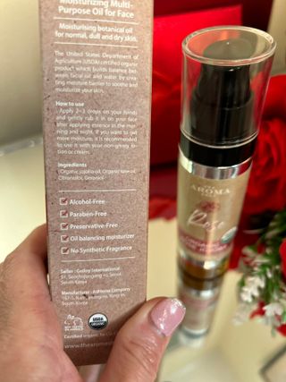 더아로마샵 오가닉 로즈 호호바 오일 50ml — 5점을 준 리뷰어가 2023년 2월 올린 사용 사진