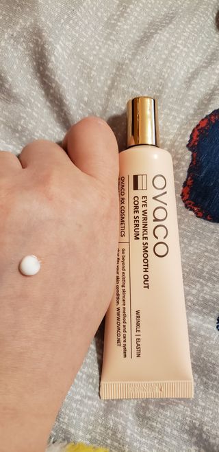 오바코 ovaco eye wrinkle smooth out serum — 4.5점을 준 리뷰어가 2022년 2월 올린 사용 사진