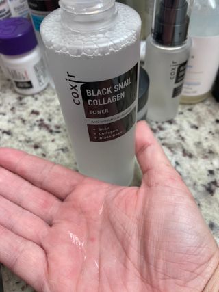 Black Snail Collagen Trio Set [Toner, Serum and Cream] — 3.5점을 준 리뷰어가 2021년 9월 올린 사용 사진