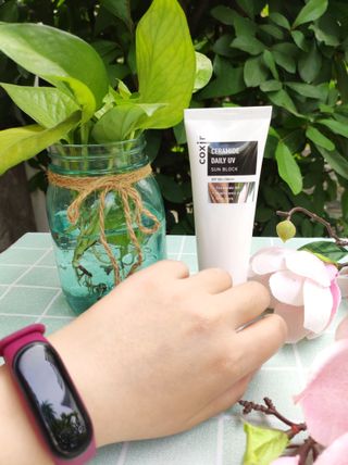 [Coxir] Ceramide Daily UV Sun Block — 4.5점을 준 리뷰어가 2022년 7월 올린 사용 사진