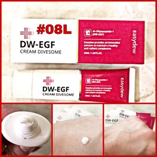 이지듀 DW-EGF 크림 다이브썸 1.69 Fl.Oz — 5점을 준 리뷰어가 2021년 8월 올린 사용 사진
