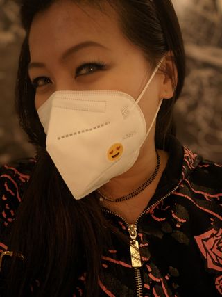 르무통 스피치 버블 아로마 마스크 패치 — 5점을 준 리뷰어가 2021년 4월 올린 사용 사진