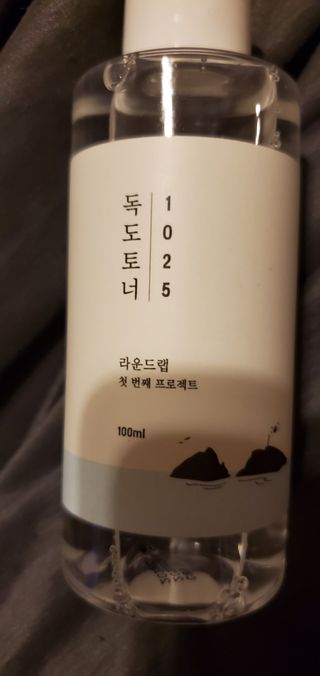 라운드 랩 1025 독도 토너 100ml — 5점을 준 리뷰어가 2021년 2월 올린 사용 사진