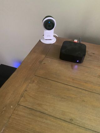 온습도 모니터와 스마트 리모컨이 탑재된 EGLOO cam S4 1080P Wi-Fi 스마트 카메라 — 5점을 준 리뷰어가 2021년 5월 올린 사용 사진