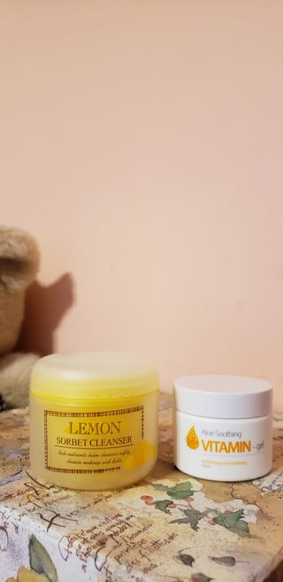 [THE SKIN HOUSE] Lemon Sorbet Cleanser, Aloe Soothing Vitamin Gel — 5점을 준 리뷰어가 2021년 12월 올린 사용 사진