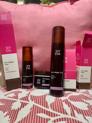 Pink Collagen Line [Toner, Serum, Cream] — 5점을 준 리뷰어가 2021년 10월 올린 사용 사진
