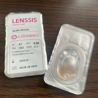 [렌시스] 이에베도 블루 베도 사용할 자연스럽게 익숙해 지 카라 콘 # 에이 린 시리즈 1 개월 용 컬러 4 색 — 4.5점을 준 리뷰어가 2021년 6월 올린 사용 사진