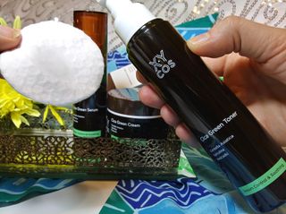 Cica Green Line [Toner, Serum, Cream] — 4점을 준 리뷰어가 2021년 9월 올린 사용 사진