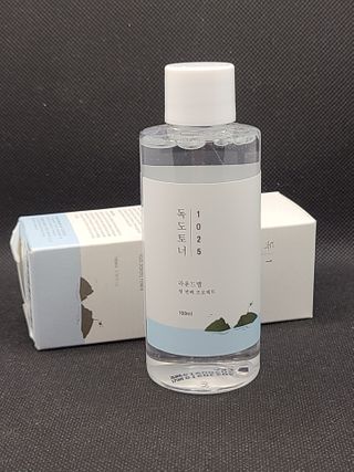 라운드 랩 1025 독도 토너 100ml — 5점을 준 리뷰어가 2021년 2월 올린 사용 사진