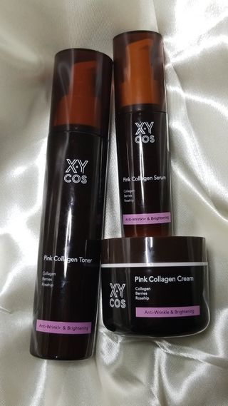 Pink Collagen Line [Toner, Serum, Cream] — 5점을 준 리뷰어가 2021년 10월 올린 사용 사진