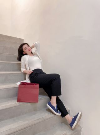 [캔마트]Perfect Pants40verSummer 면 MA05137 Ivory / Black A 쇼트 타입 / B 롱 타입 — 5점을 준 리뷰어가 2021년 8월 올린 사용 사진