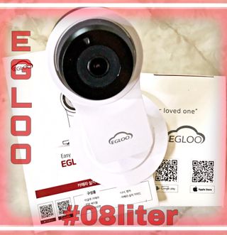 온습도 모니터와 스마트 리모컨이 탑재된 EGLOO cam S4 1080P Wi-Fi 스마트 카메라 — 4.5점을 준 리뷰어가 2021년 6월 올린 사용 사진