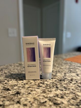 바노바기 코스메틱 바노바기 밀크 씨슬 리페어 크림 50ml — 5점을 준 리뷰어가 2023년 7월 올린 사용 사진