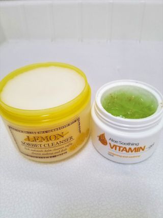 [THE SKIN HOUSE] Lemon Sorbet Cleanser, Aloe Soothing Vitamin Gel — 5점을 준 리뷰어가 2021년 12월 올린 사용 사진