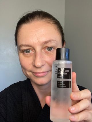 [Coxir] Black Snail Collagen Toner — 5점을 준 리뷰어가 2022년 8월 올린 사용 사진