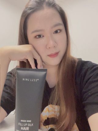 나인레스 매지나인 필 업 실크 트리트먼트 200ml 6.76 fl. 온스 유형에 남겨 — 5점을 준 리뷰어가 2022년 1월 올린 사용 사진