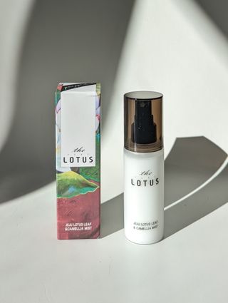 더 퓨어 로터스 제주 식물 선크림 / 제주 연잎 &amp; 동백 미스트 / 순수한 연꽃 어메니티 세트 — 5점을 준 리뷰어가 2022년 12월 올린 사용 사진