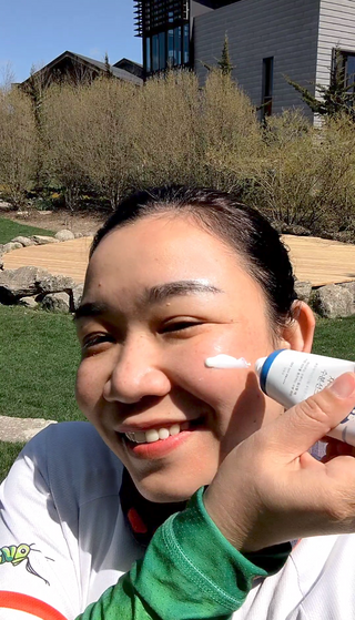 Round Lab Birch Juice Moisturizing Sunscreen — 5점을 준 리뷰어가 2024년 4월 올린 사용 사진