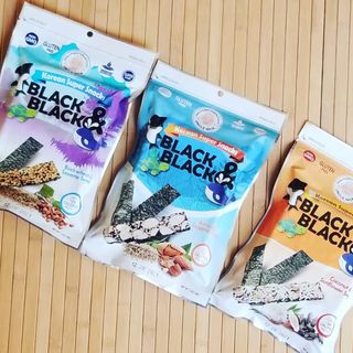 UNCLE NICK 한국 슈퍼 스낵 블랙 &amp; 블랙 김 스낵 — 5점을 준 리뷰어가 2021년 10월 올린 사용 사진