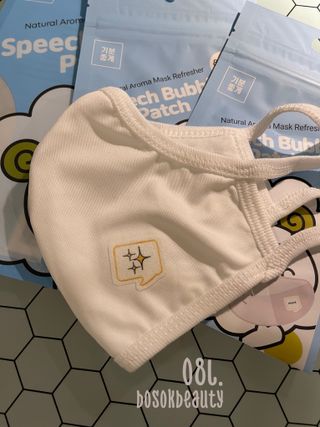 르무통 스피치 버블 아로마 마스크 패치 — 5점을 준 리뷰어가 2021년 4월 올린 사용 사진