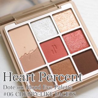 하트퍼센트 Heart Percent Dote on Mood Eye Palette CHERRY-LIKE FACETS — 5점을 준 리뷰어가 2021년 11월 올린 사용 사진