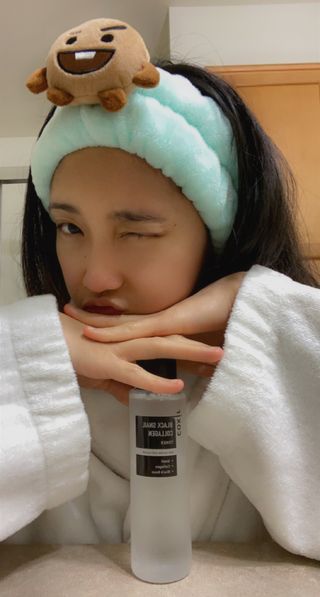[Coxir] Black Snail Collagen Toner — 5점을 준 리뷰어가 2021년 11월 올린 사용 사진