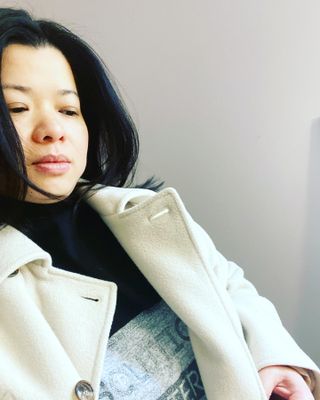 /[HOORISTYLE] 베이직 하프 탑 칼라 넥 디키 남여공용 모의 페이크 터틀넥 — 3점을 준 리뷰어가 2021년 11월 올린 사용 사진