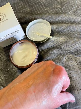 [THE SKIN HOUSE] Wrinkle Snail System Cream 100ml — 4점을 준 리뷰어가 2022년 1월 올린 사용 사진