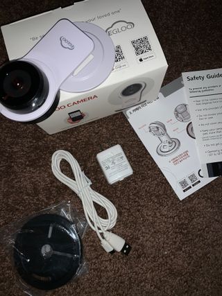 온습도 모니터와 스마트 리모컨이 탑재된 EGLOO cam S4 1080P Wi-Fi 스마트 카메라 — 4점을 준 리뷰어가 2021년 6월 올린 사용 사진